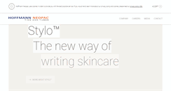 Desktop Screenshot of hoffmann-neopac.com